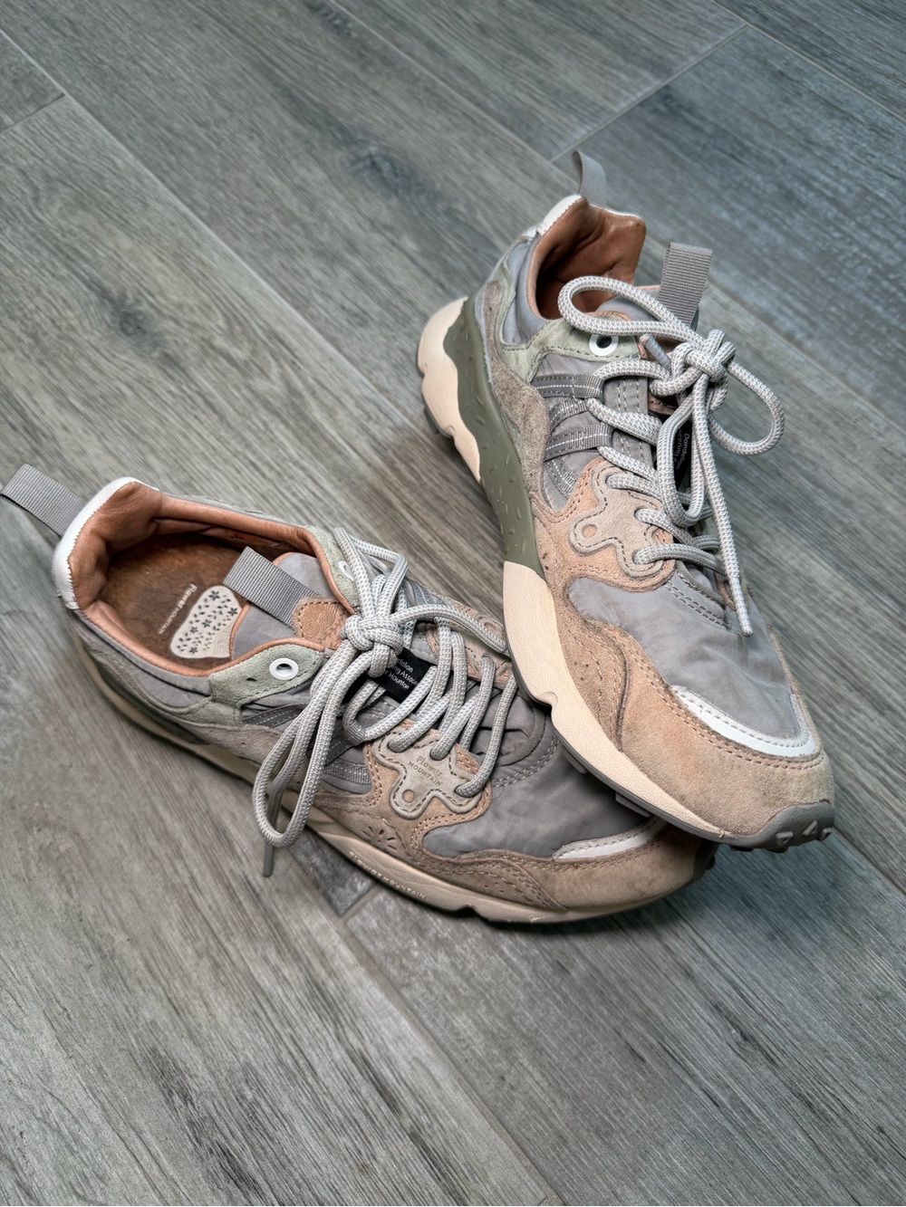 Flower Mountain Yamano 3 Trainers Suede Sneakers FM63211 Size 7.5